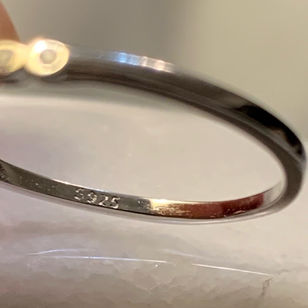 Sterling Silver .925 Heart Ring - Picture 3 of 3